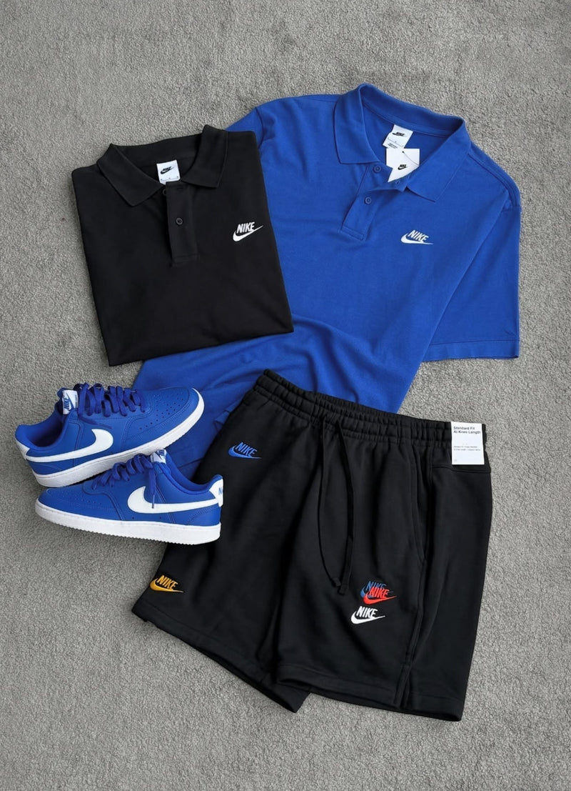 Kit completo Nike (2 polos Nike + Short + tênis court vision)