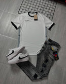 Nike Academy DRI-FIT + Calça jogador + Tênis Court Vision low